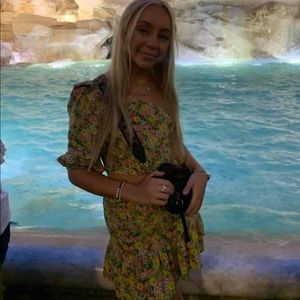 Shein 2 piece floral set